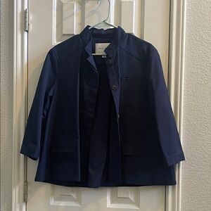 Amour Vert Navy Cropped Jacket